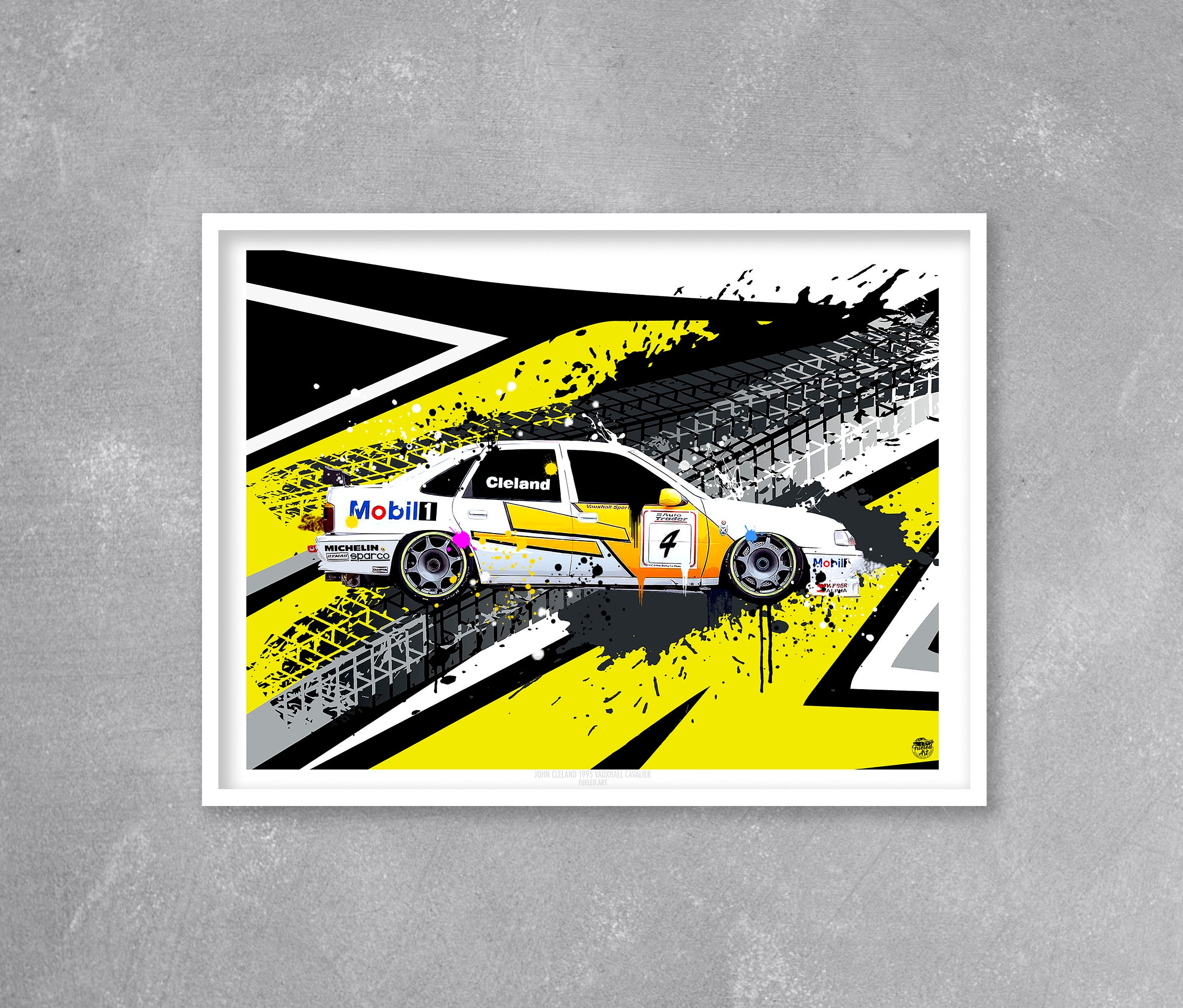 John Cleland 1995 Vauxhall Cavalier BTCC Print - Fueled.art