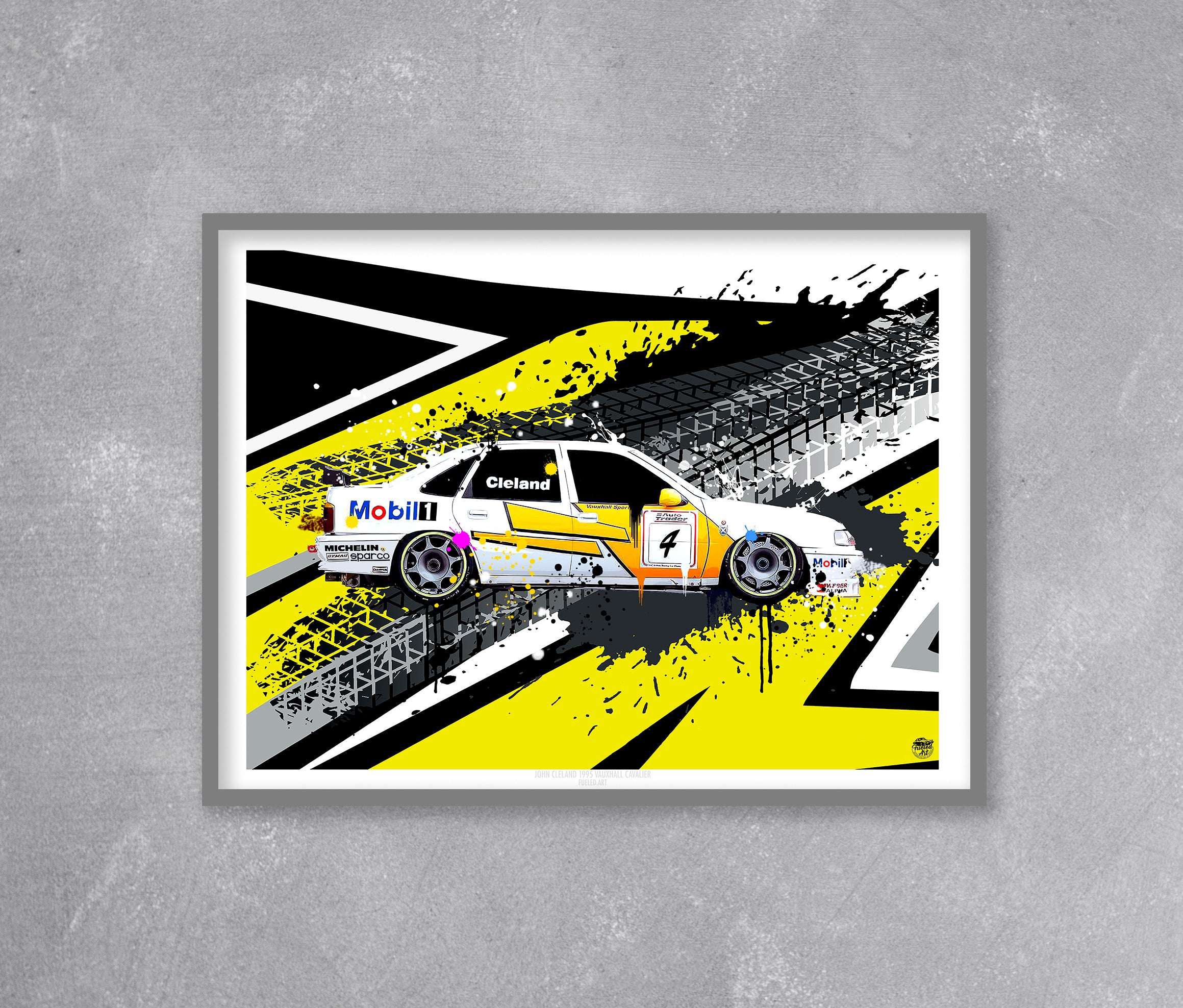 John Cleland 1995 Vauxhall Cavalier BTCC Print - Fueled.art