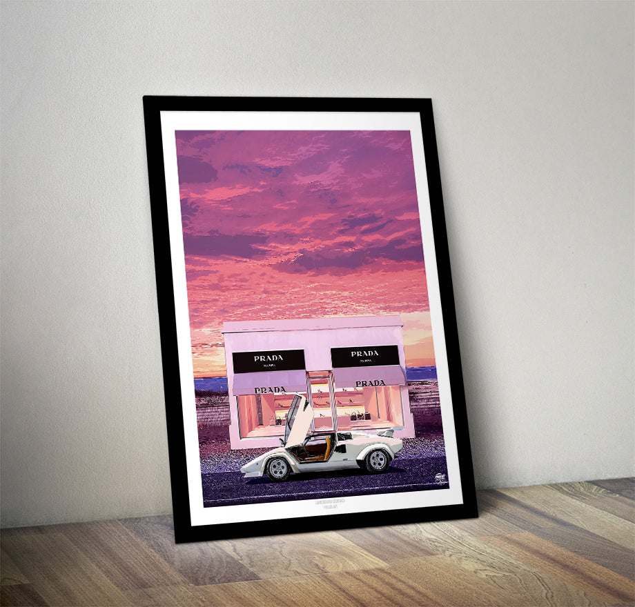 Lamborghini Countach Print - Fueled.art