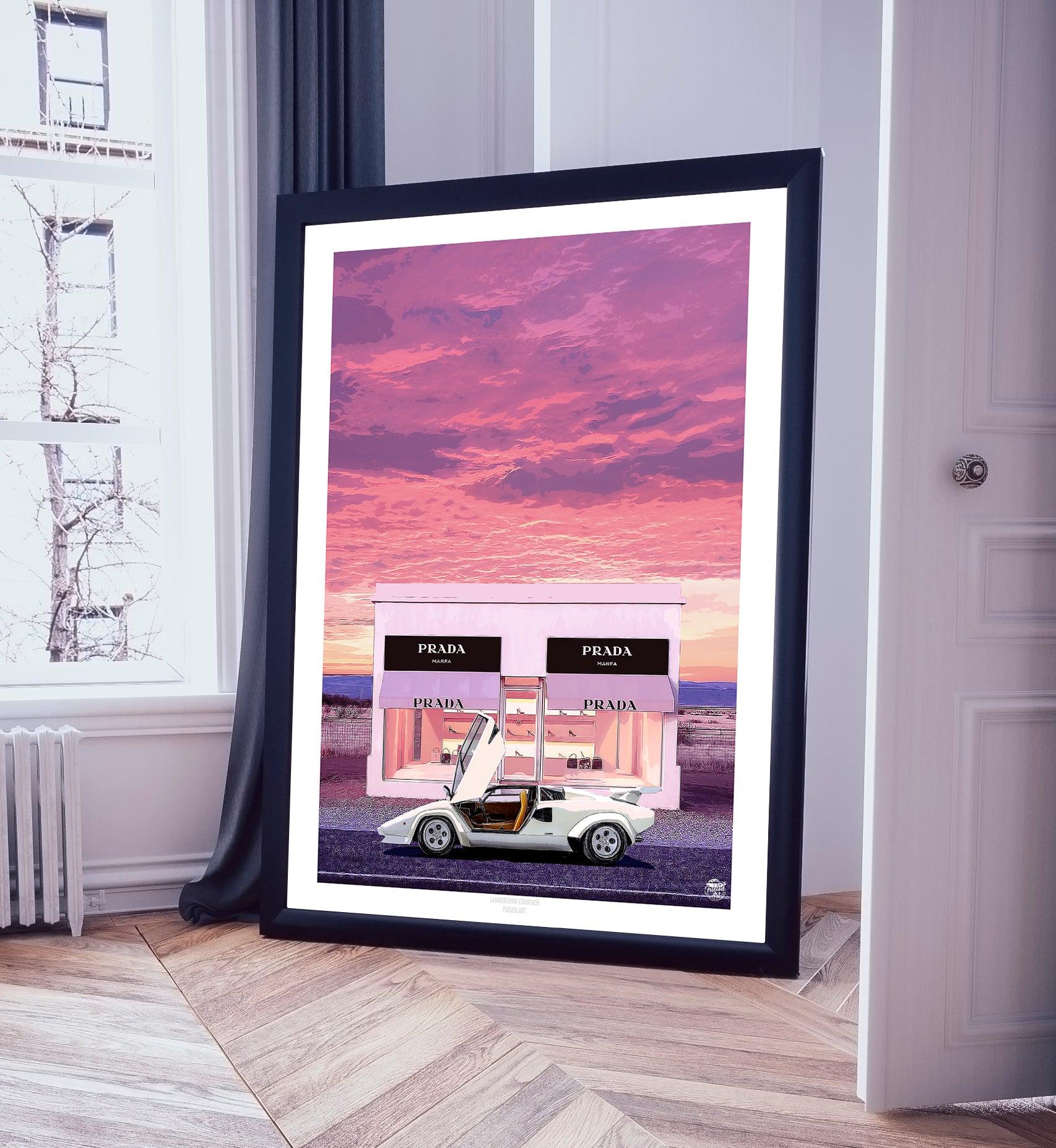 Lamborghini Countach Print - Fueled.art