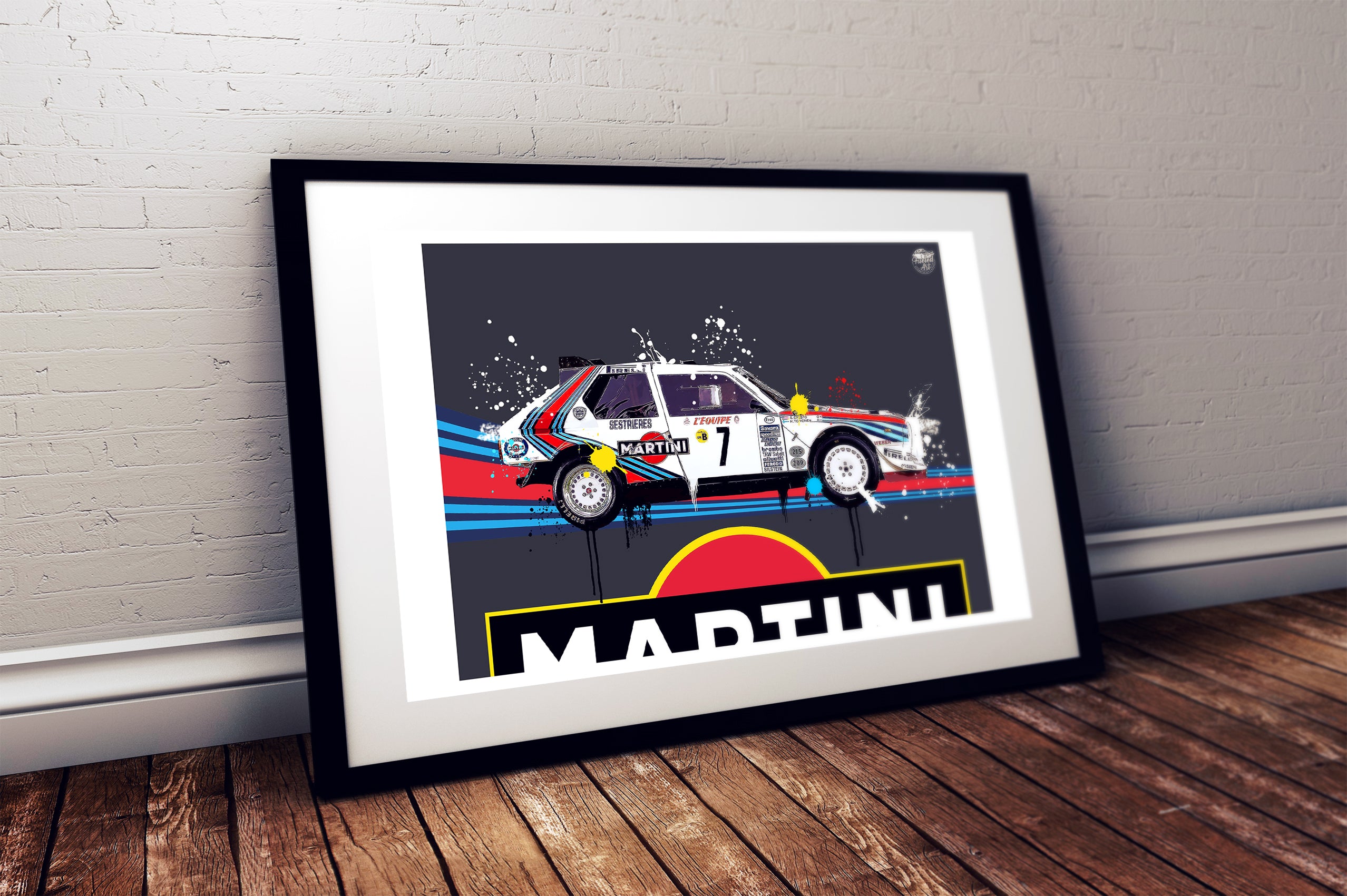 Lancia Delta S4 print - Fueled.art