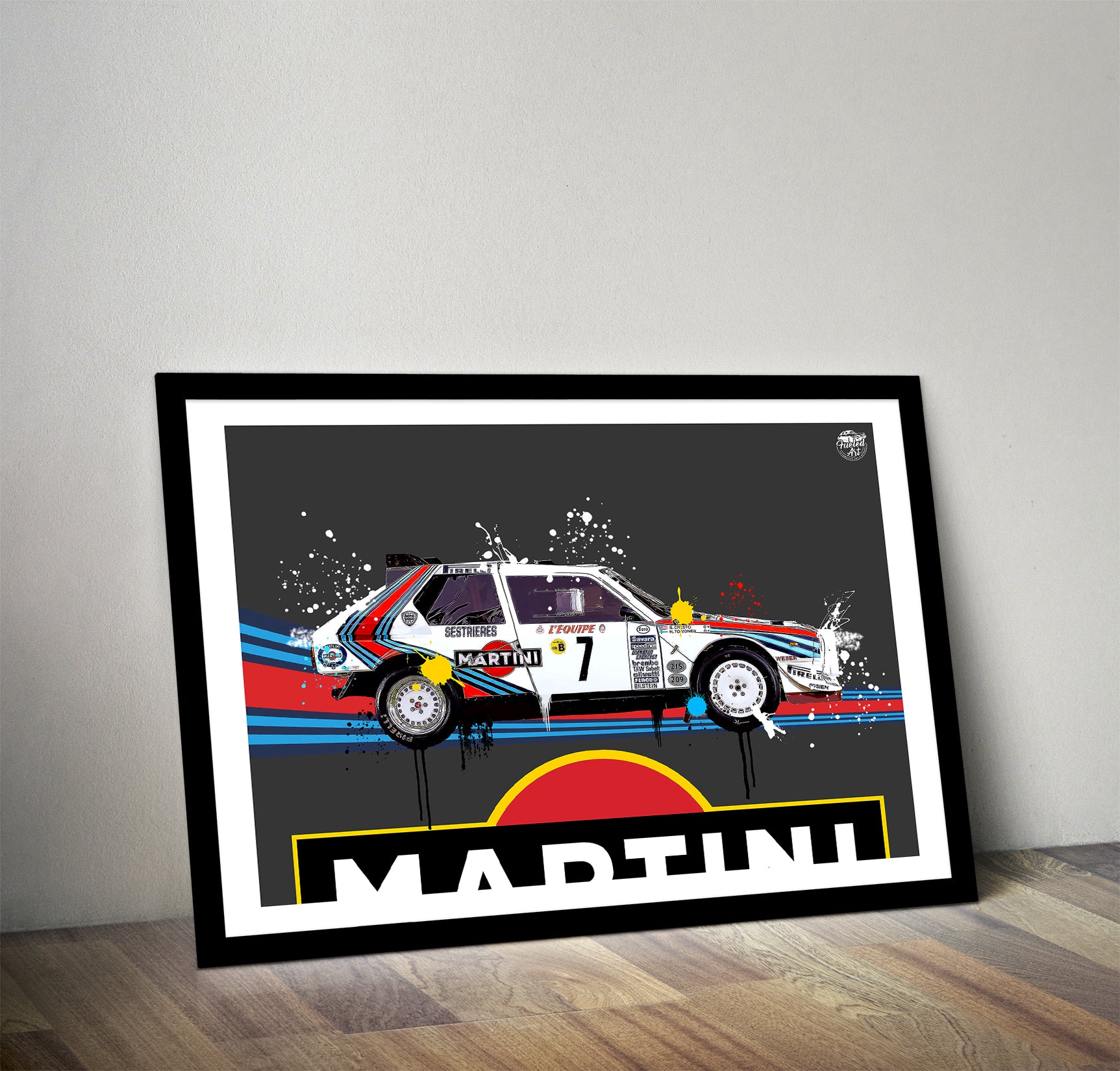 Lancia Delta S4 print - Fueled.art