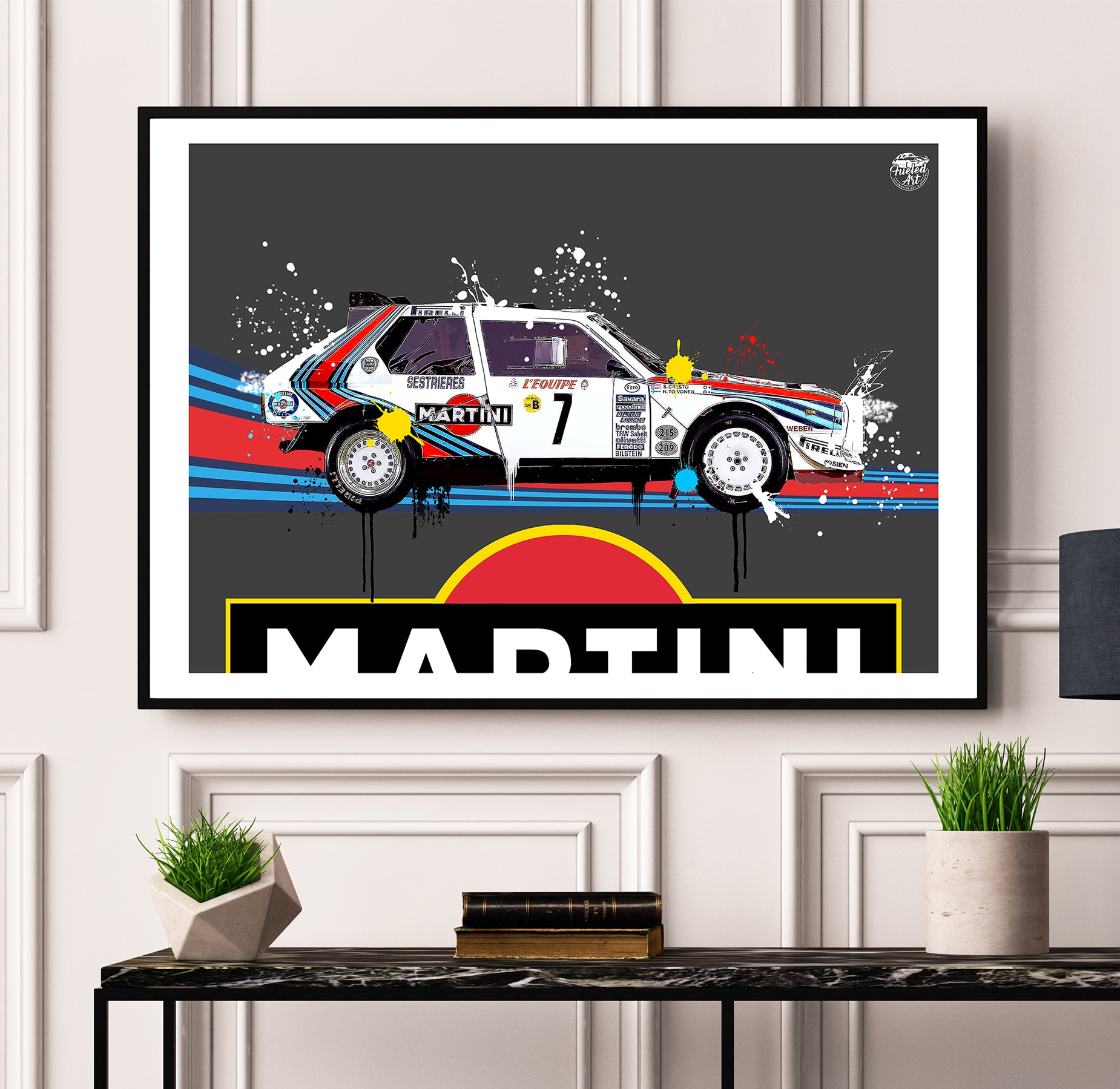 Lancia Delta S4 print - Fueled.art