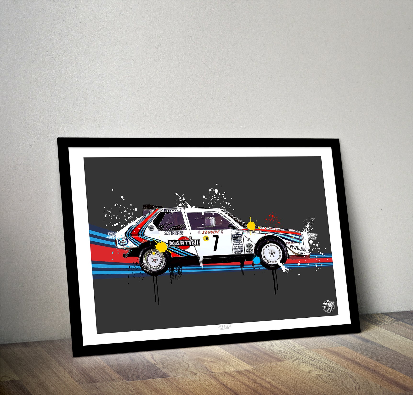 Lancia Delta S4 print - Fueled.art