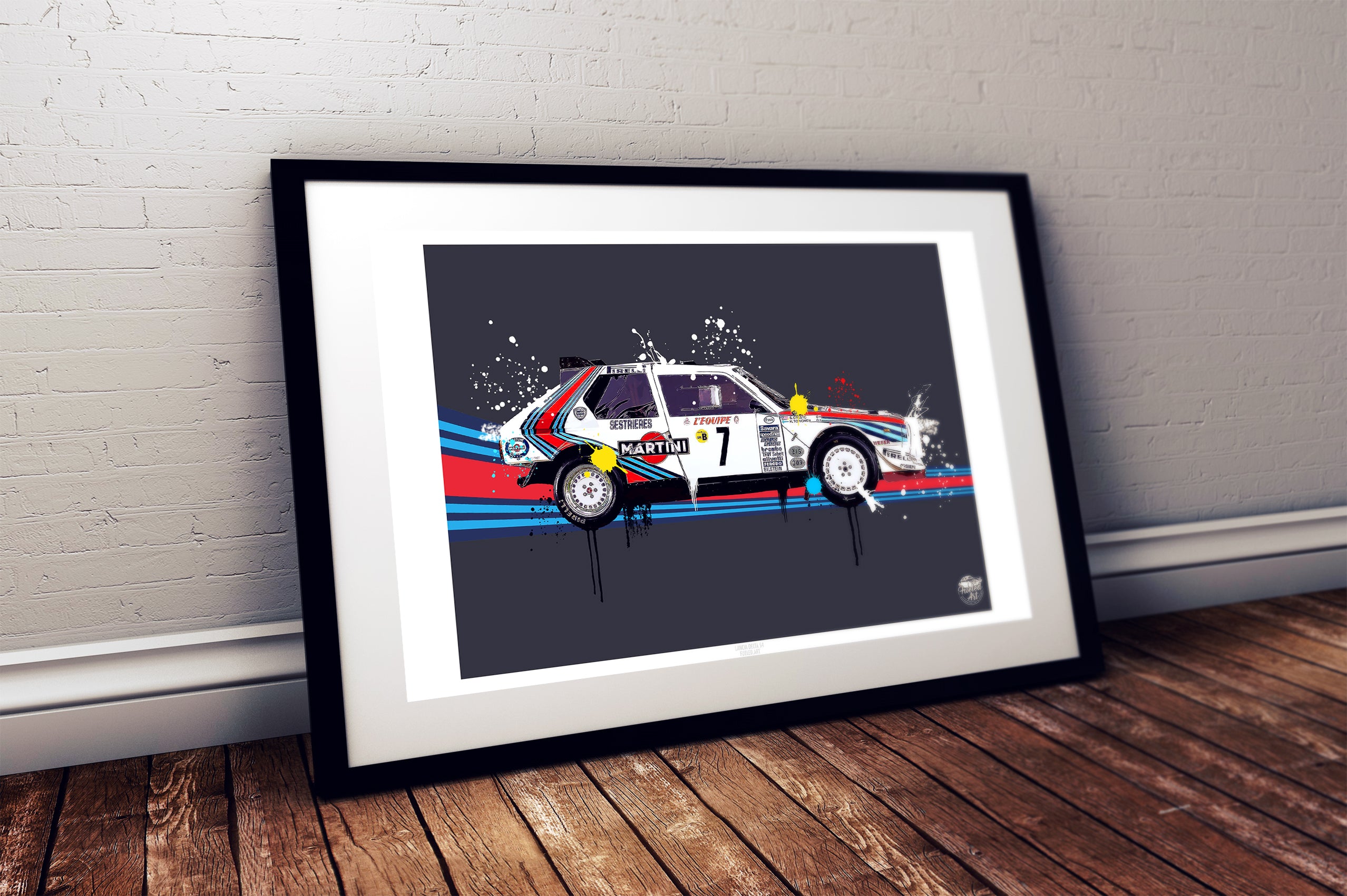 Lancia Delta S4 print - Fueled.art