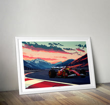 Load image into Gallery viewer, Lewis Hamilton 2025 Ferrari SF-25 Print - Fueled.art
