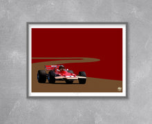 Load image into Gallery viewer, Jochen Rindt Lotus 72 F1 Print - Fueled.art
