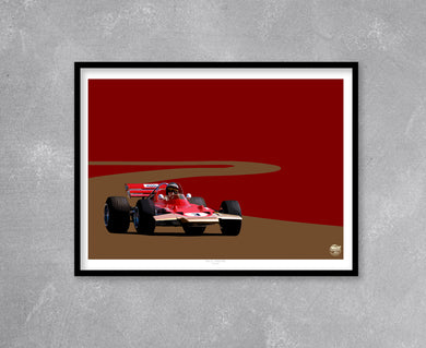 Jochen Rindt Lotus 72 F1 Print - Fueled.art