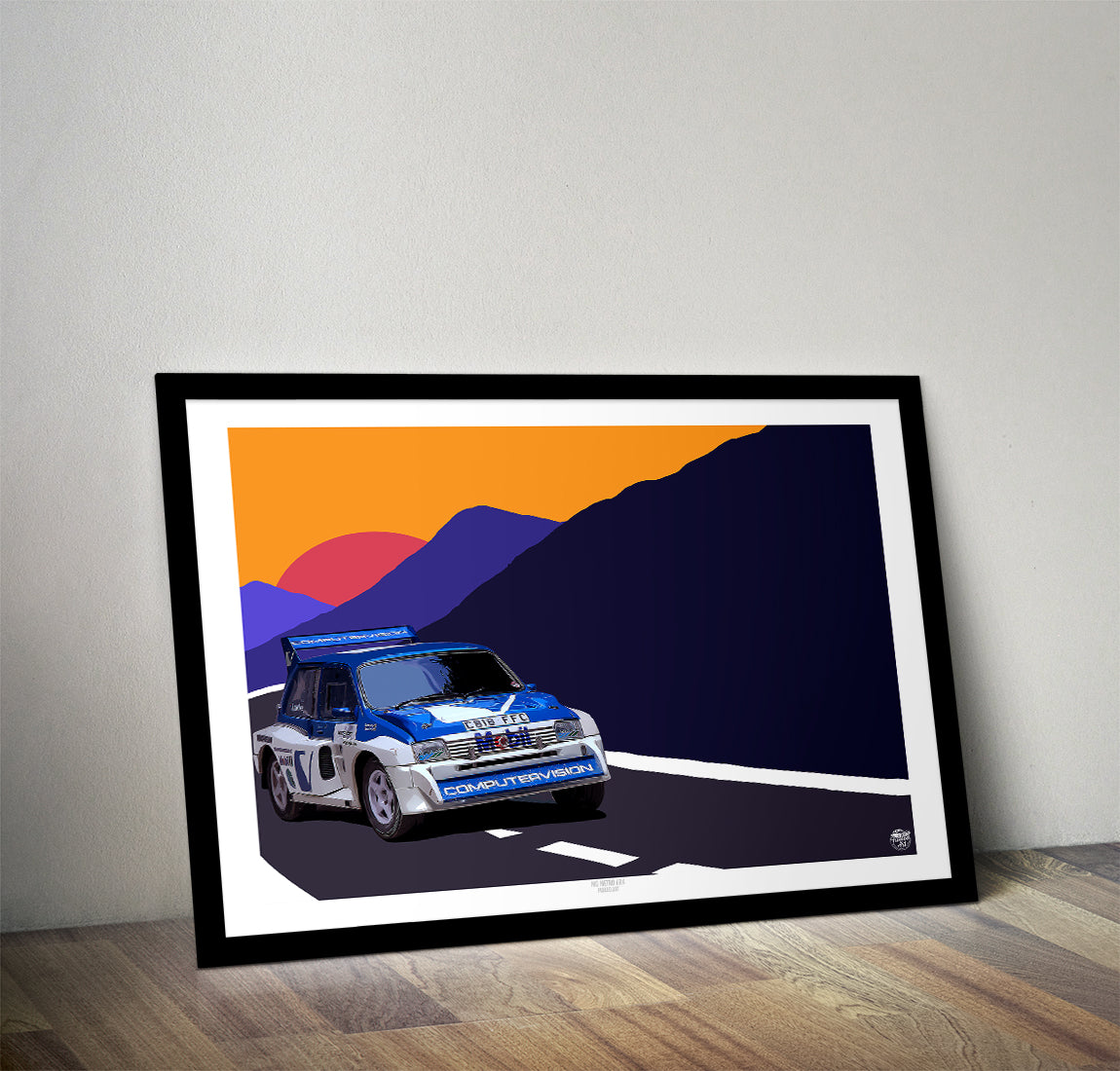 MG Metro 6R4 Group B print - Fueled.art