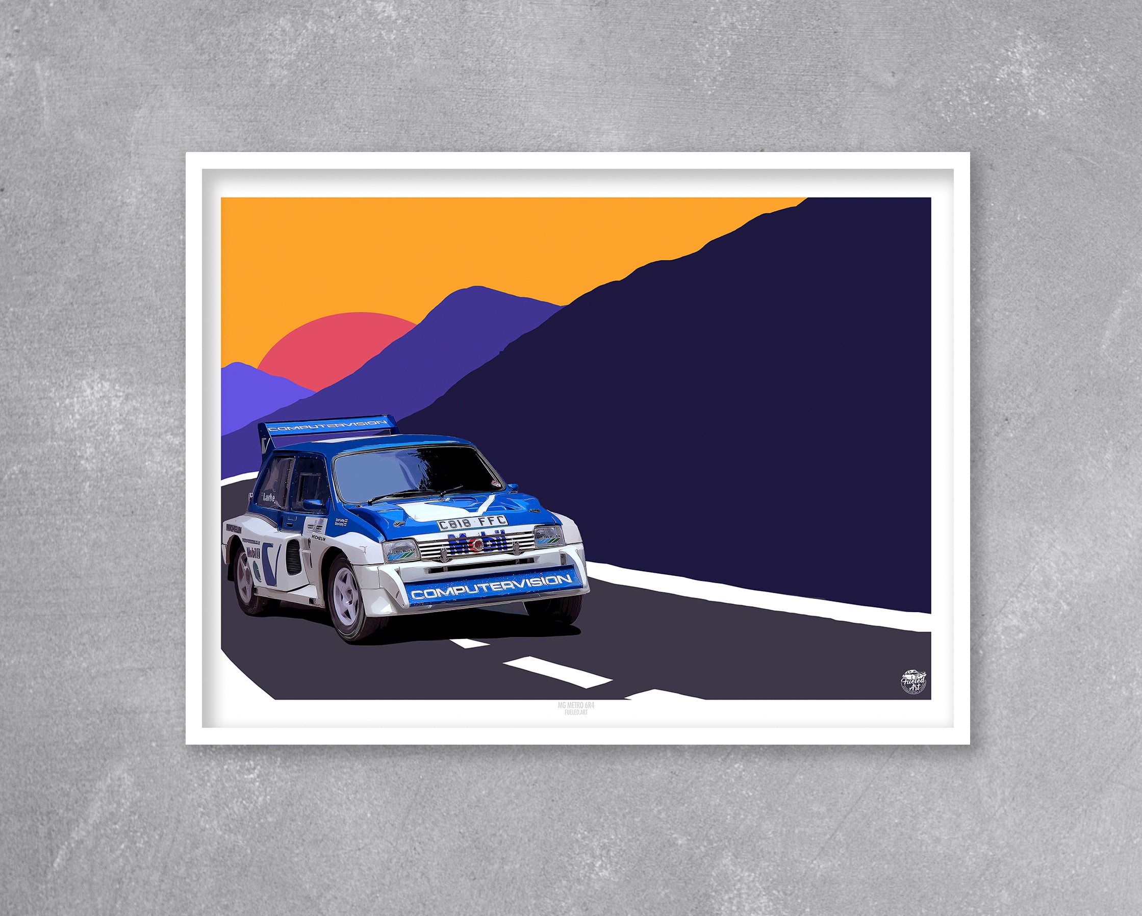 MG Metro 6R4 Group B print - Fueled.art