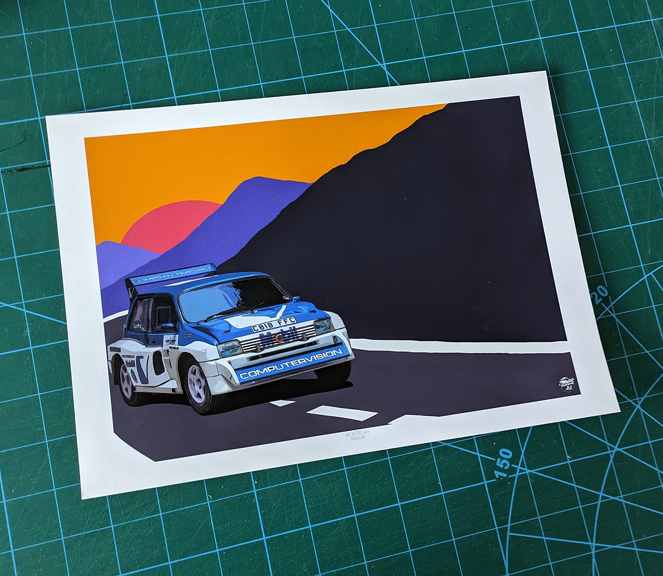 MG Metro 6R4 Group B print - Fueled.art