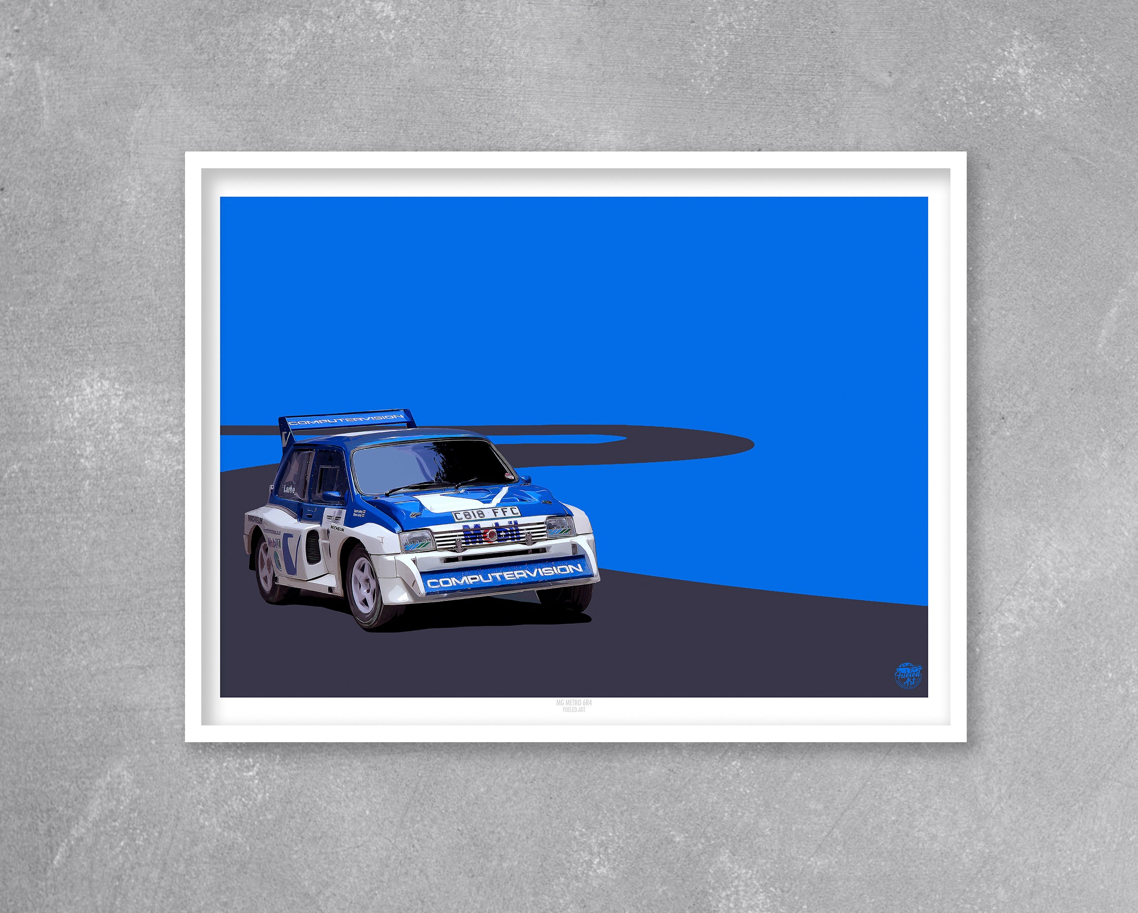 MG Metro 6R4 Group B print - Fueled.art