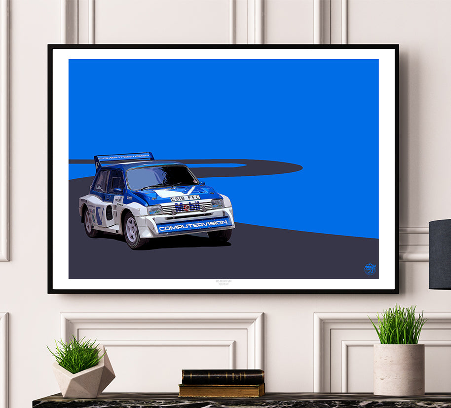 MG Metro 6R4 Group B print - Fueled.art