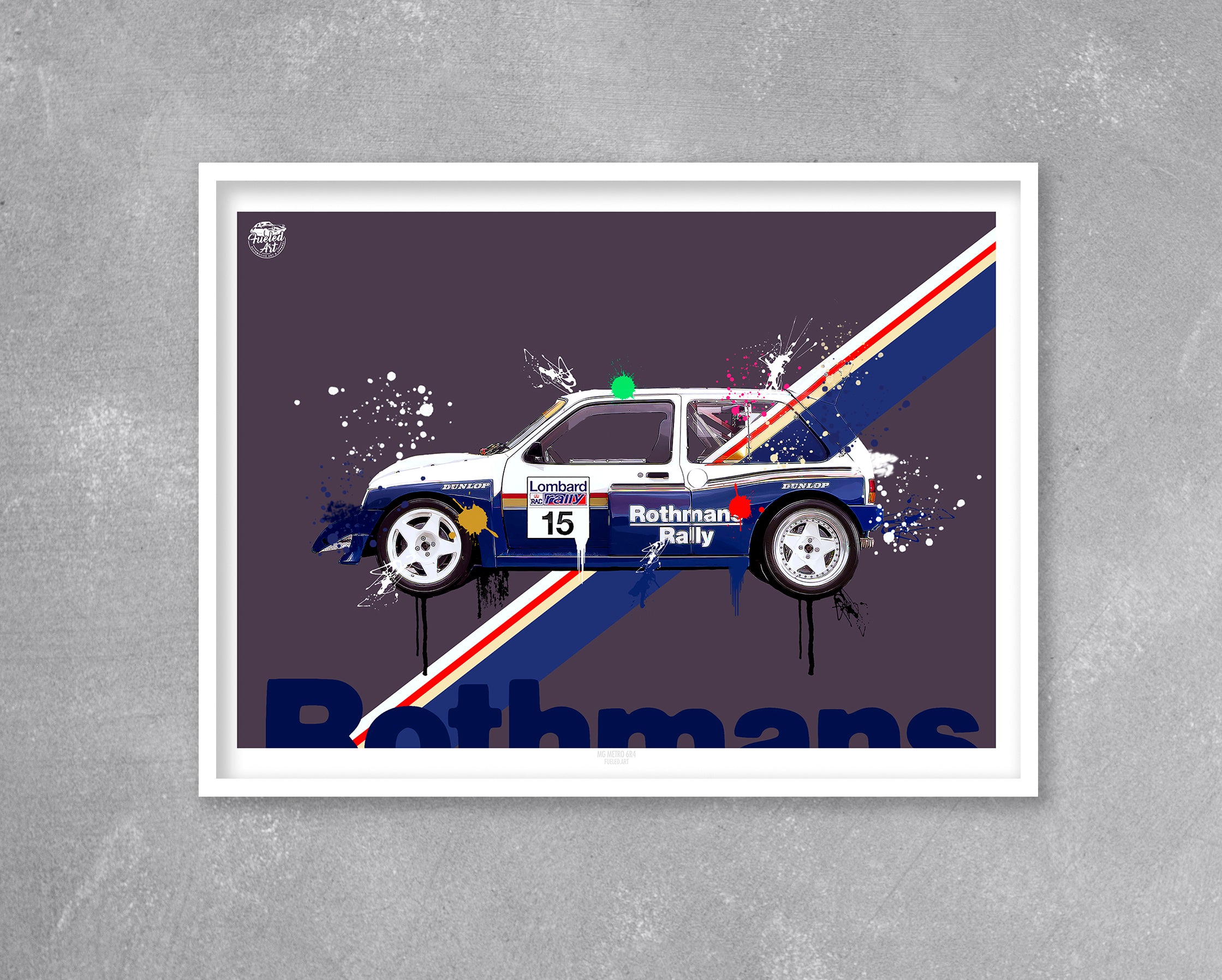 MG Metro 6R4 Group B print - Fueled.art