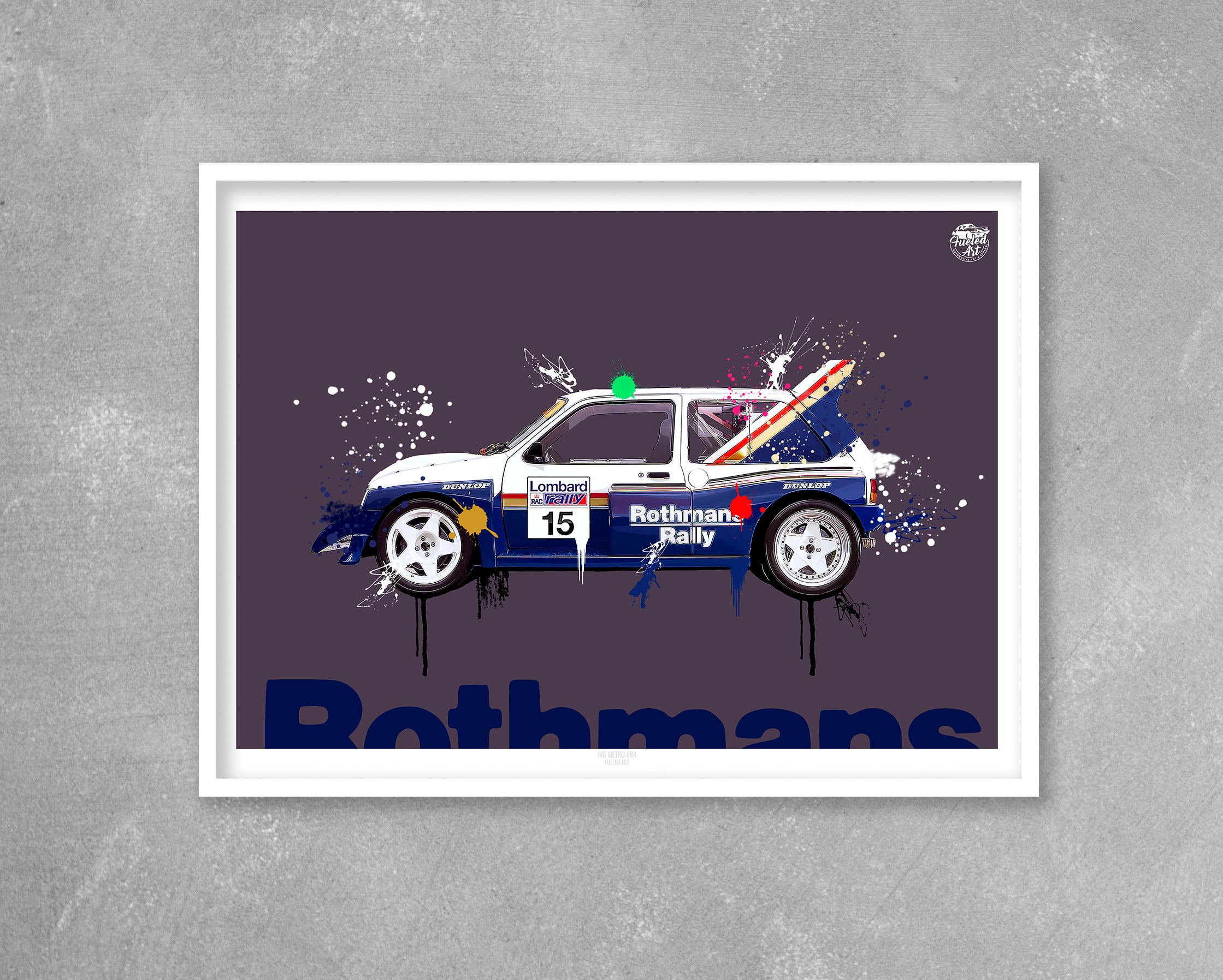 MG Metro 6R4 Group B print - Fueled.art