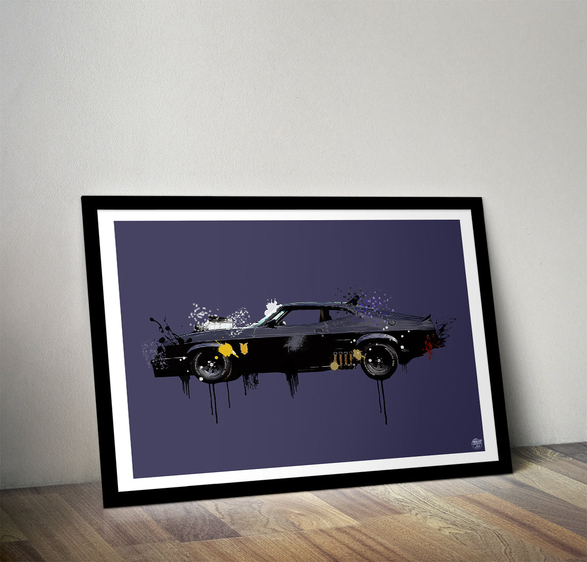 Mad Max Ford Falcon print - Fueled.art