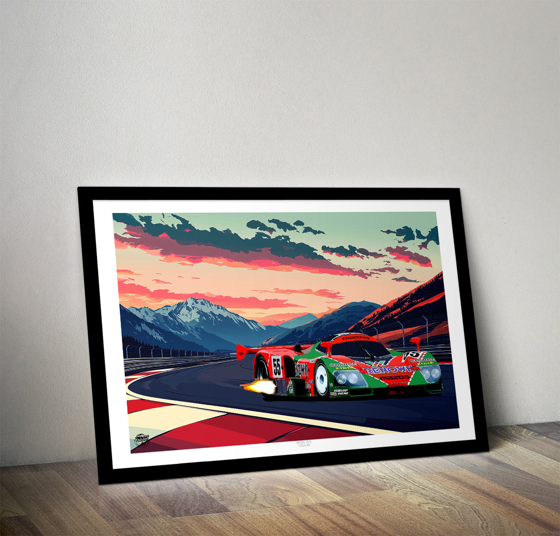 Mazda 787B 1991 Print - Fueled.art