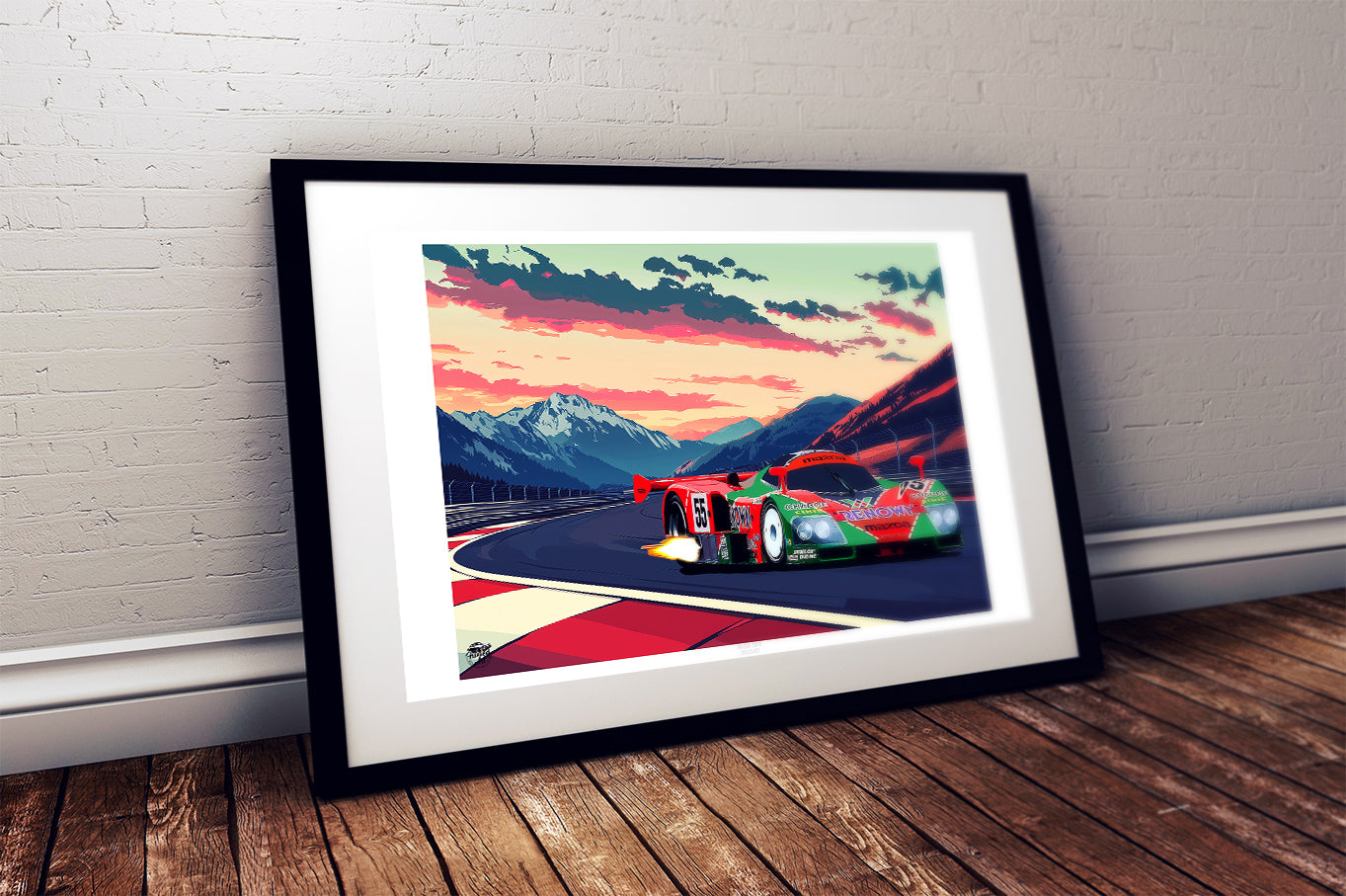 Mazda 787B 1991 Print - Fueled.art