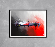 Load image into Gallery viewer, Jenson Button 2011 McLaren MP4-26 F1 Print - Fueled.art
