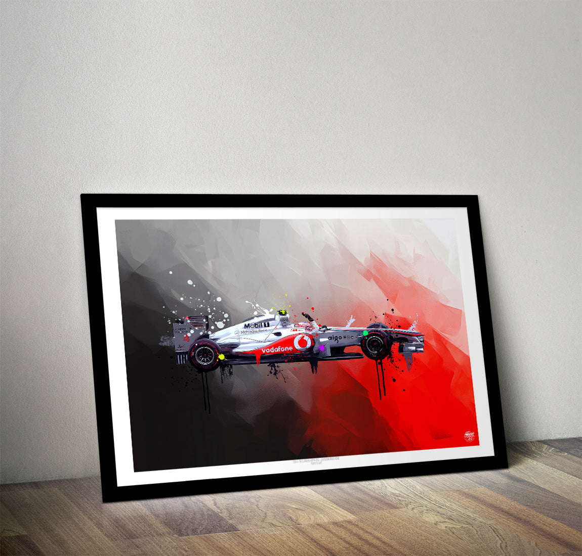 Jenson Button 2011 McLaren MP4-26 F1 Print - Fueled.art