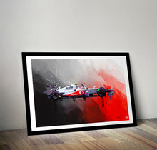 Load image into Gallery viewer, Jenson Button 2011 McLaren MP4-26 F1 Print - Fueled.art
