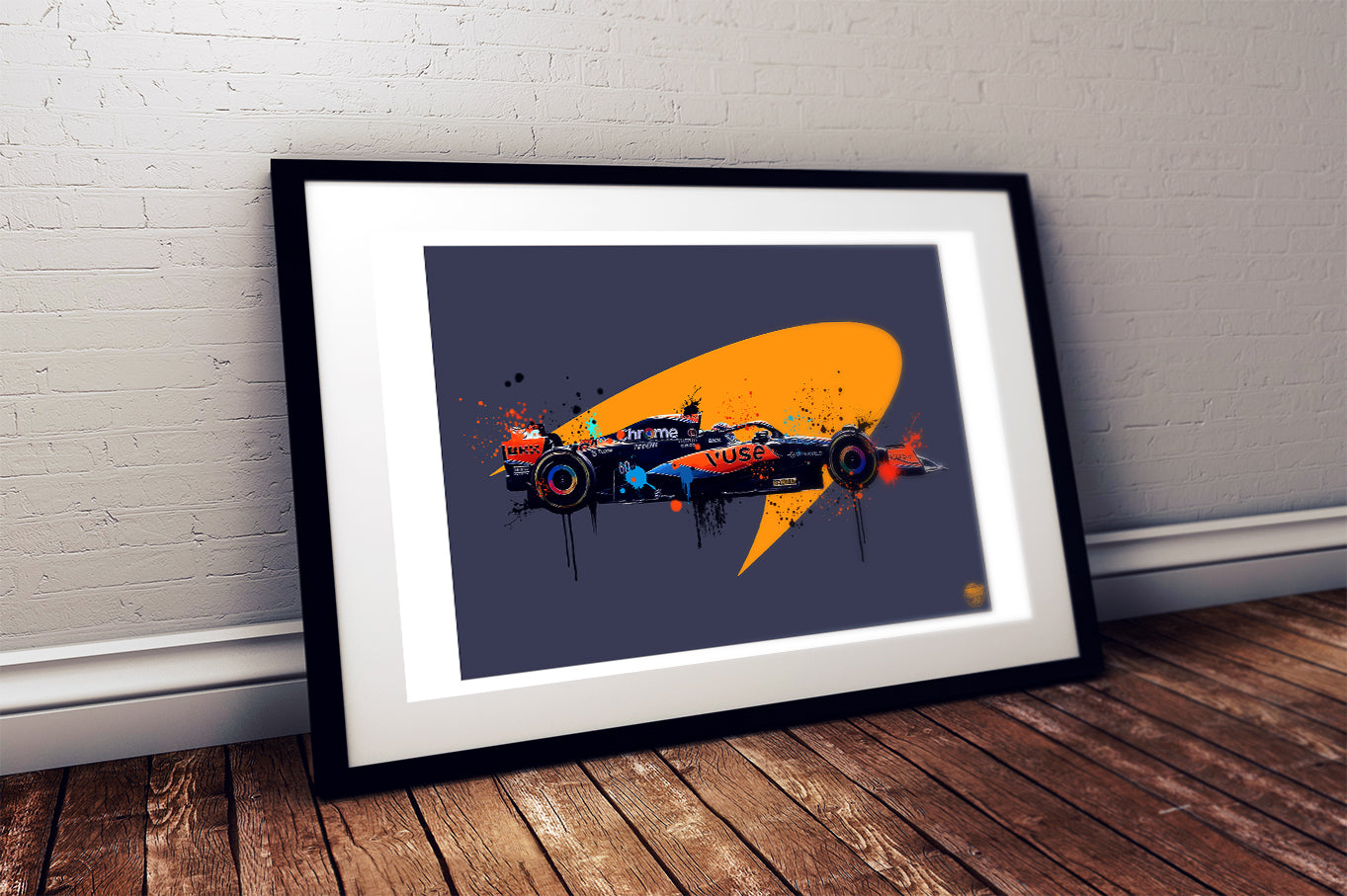 Oscar Piastri 2023 McLaren F1 Print - Fueled.art