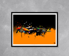 Charger l&#39;image dans la visionneuse de la galerie,Lando Norris 2024 McLaren MCL38 F1 Print - Fueled.art
