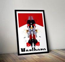 Load image into Gallery viewer, Ayrton Senna 1988 McLaren MP4/4 F1 Print - Fueled.art
