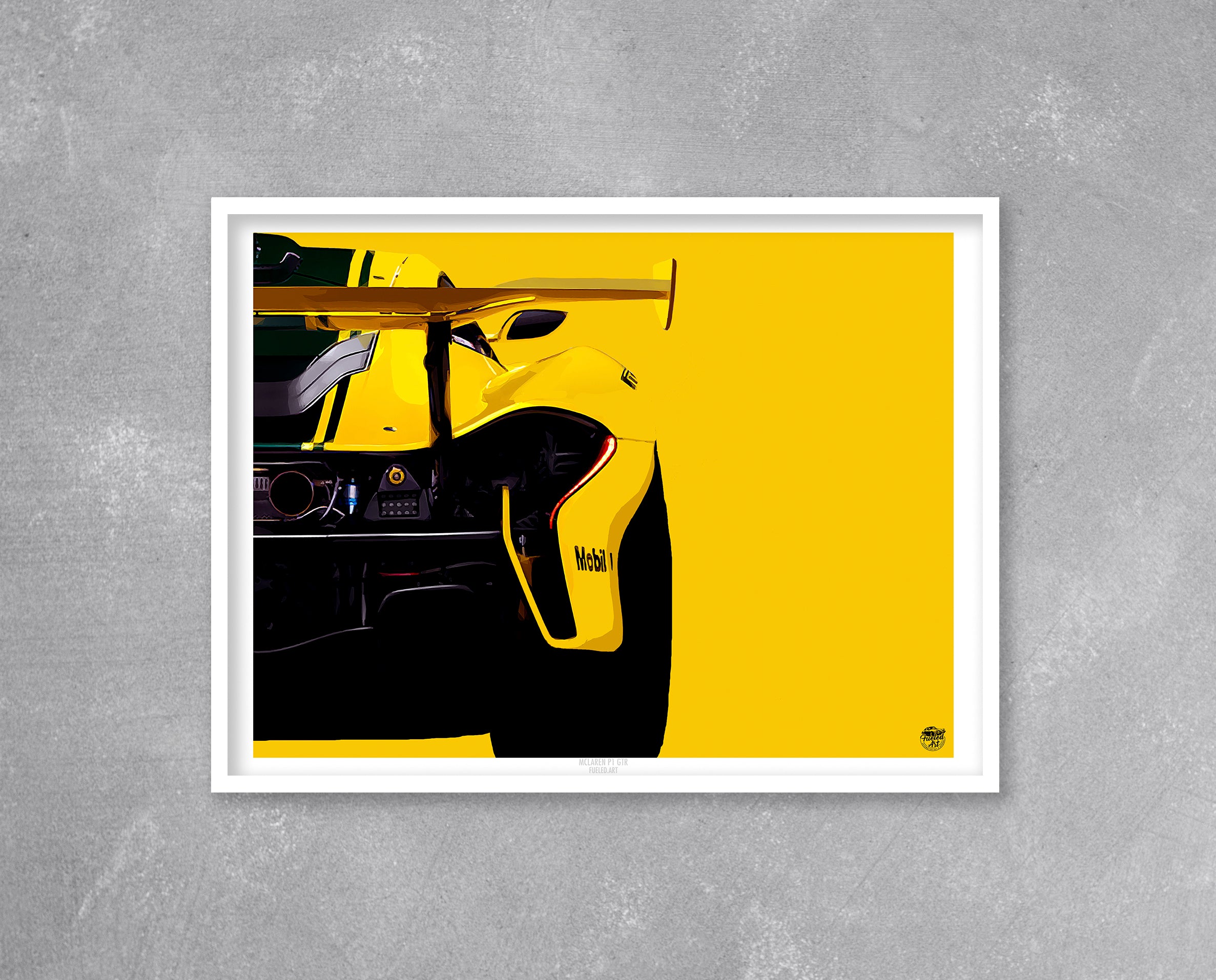 McLaren P1 GTR print - Fueled.art