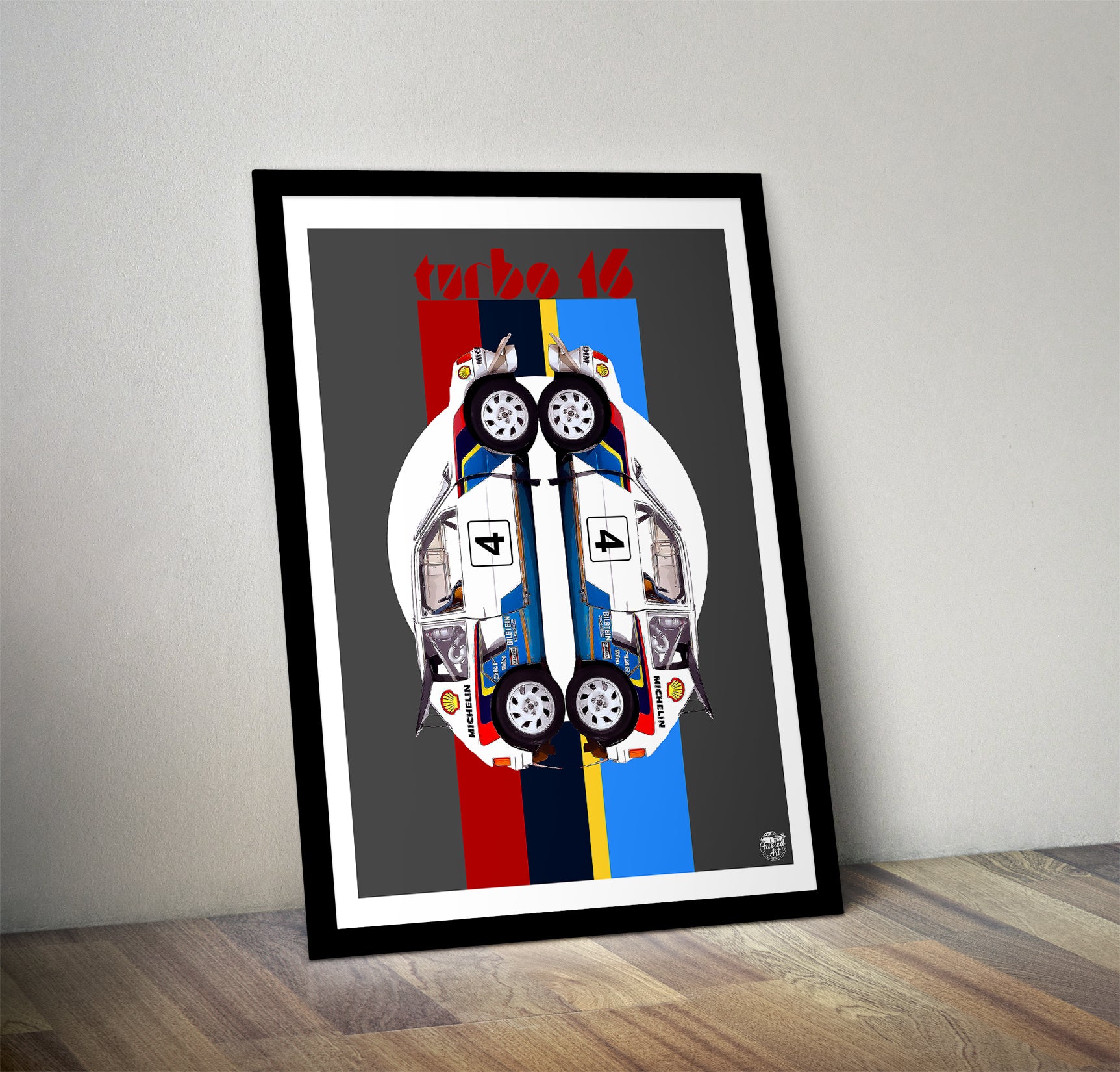 Peugeot 205 T16 print - Fueled.art