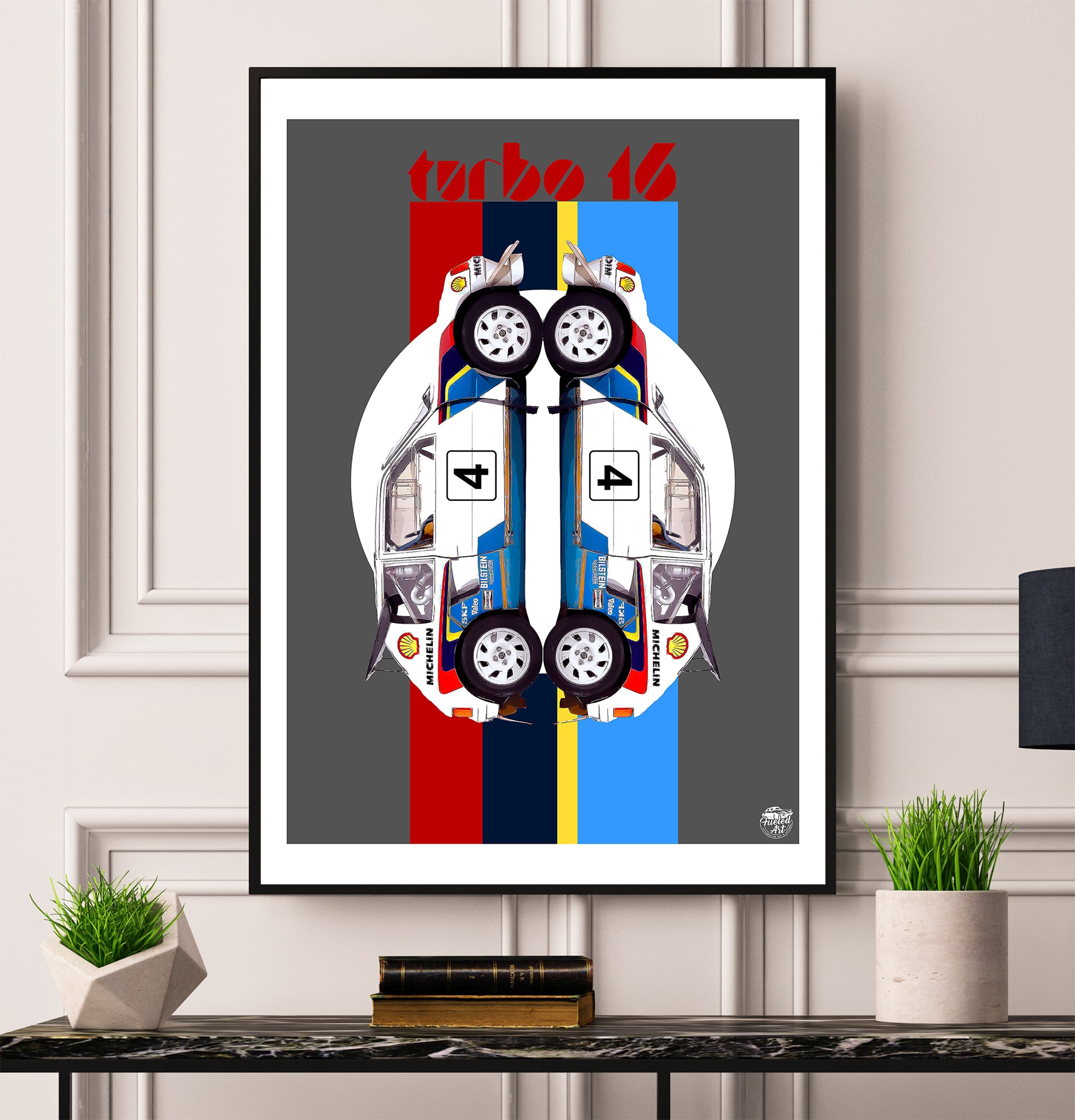 Peugeot 205 T16 print - Fueled.art