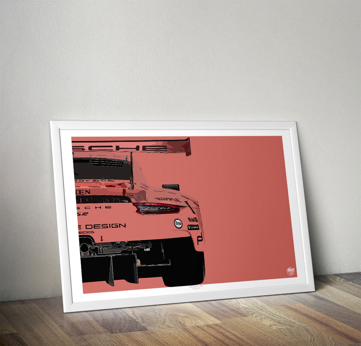 Porsche 911 991 RSR Pink Pig Print - Fueled.art