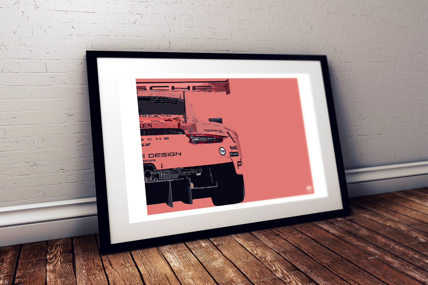 Porsche 911 991 RSR Pink Pig Print - Fueled.art