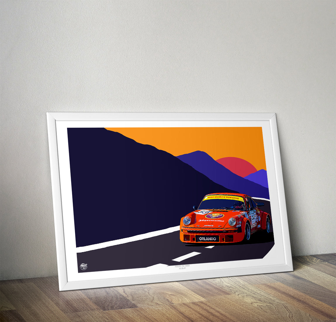 Porsche 934 Turbo RSR Jagermeister Print - Fueled.art