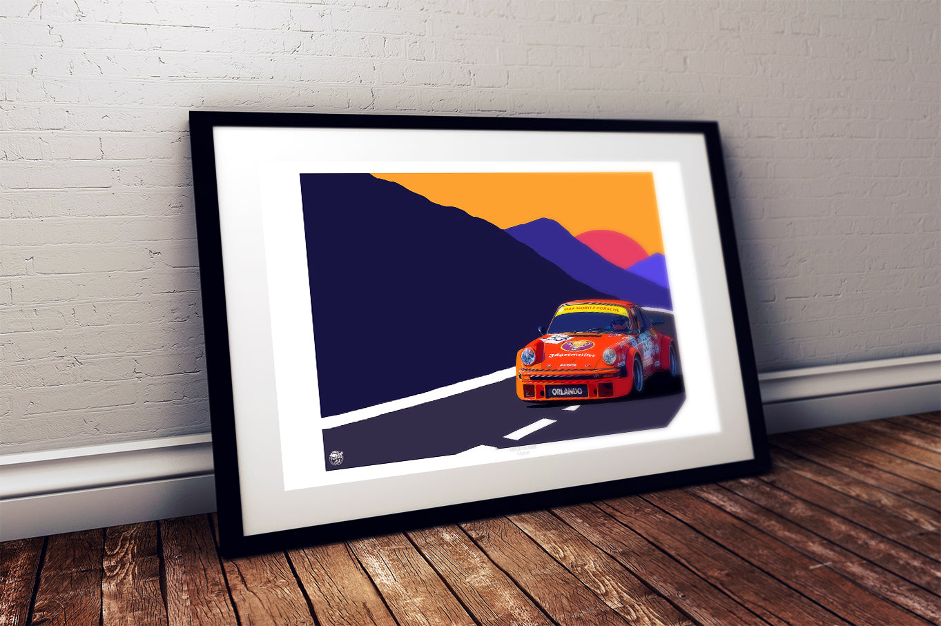 Porsche 934 Turbo RSR Jagermeister Print - Fueled.art