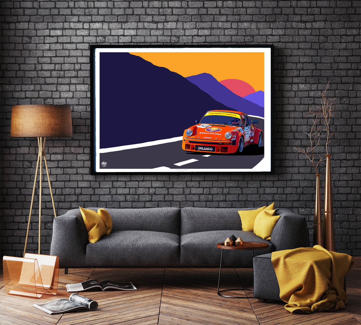 Porsche 934 Turbo RSR Jagermeister Print - Fueled.art