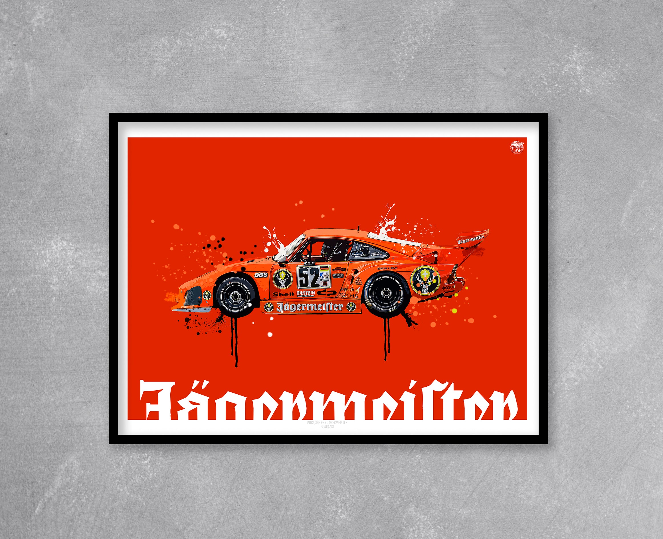 Porsche 935 K3 Jagermeister Print - Fueled.art