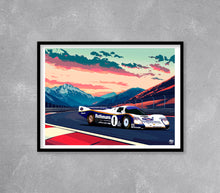 Load image into Gallery viewer, Porsche 962C Le Mans 1986 Print - Fueled.art
