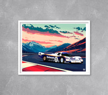 Load image into Gallery viewer, Porsche 962C Le Mans 1986 Print - Fueled.art
