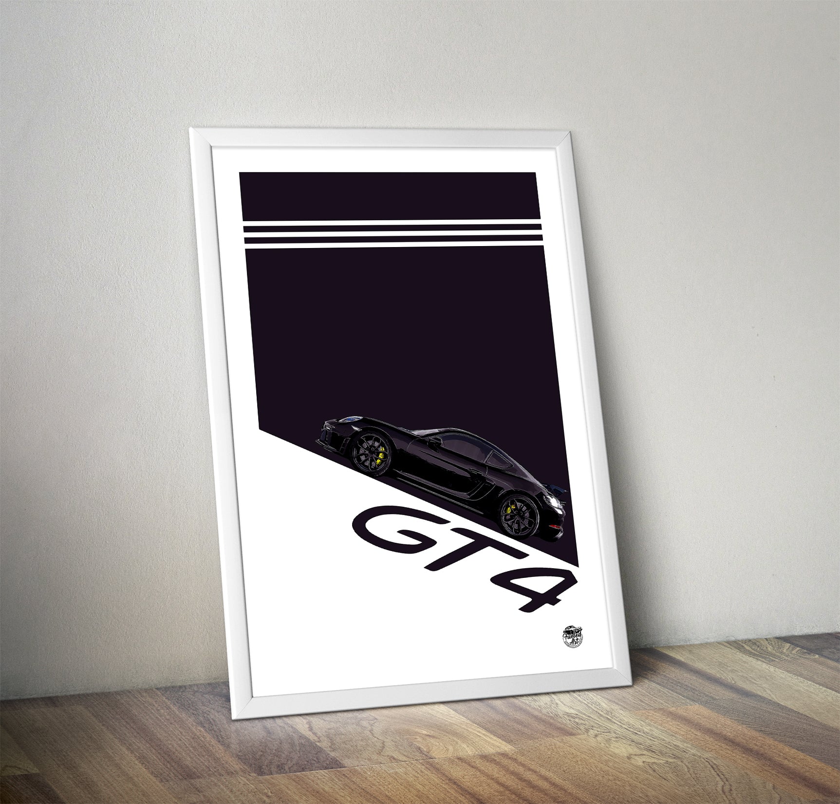 Porsche Cayman GT4 Print - Fueled.art