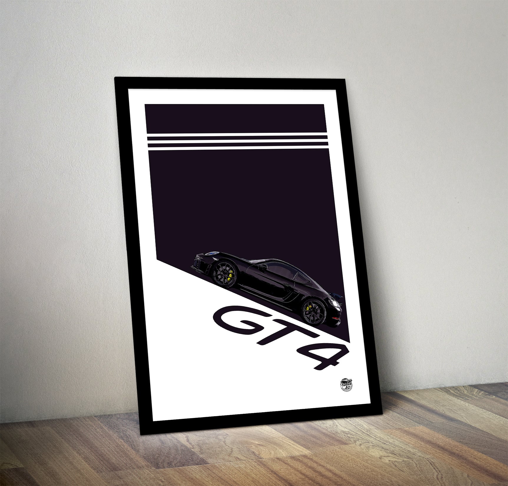 Porsche Cayman GT4 Print - Fueled.art