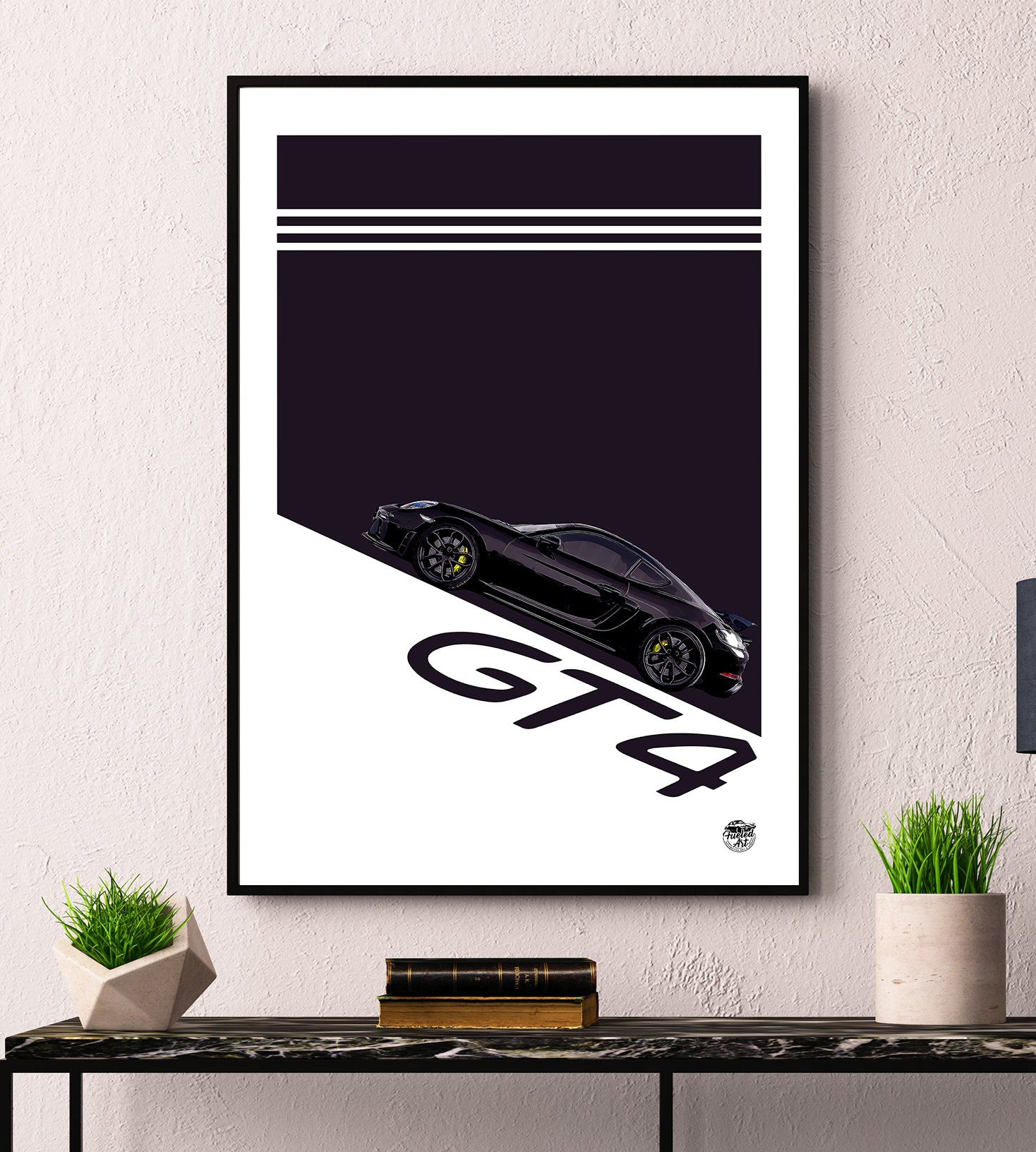 Porsche Cayman GT4 Print - Fueled.art