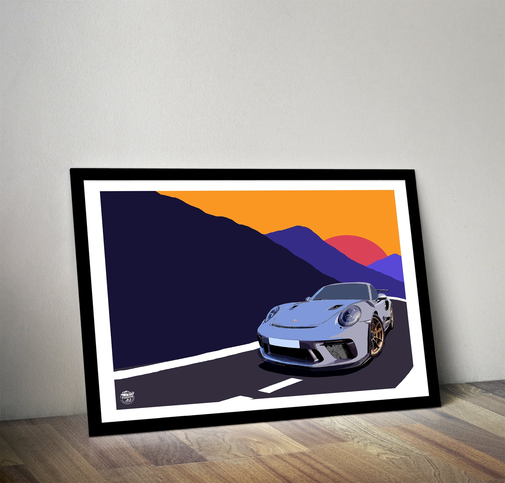 Porsche Cayman 718 GT4 RS Print - Fueled.art