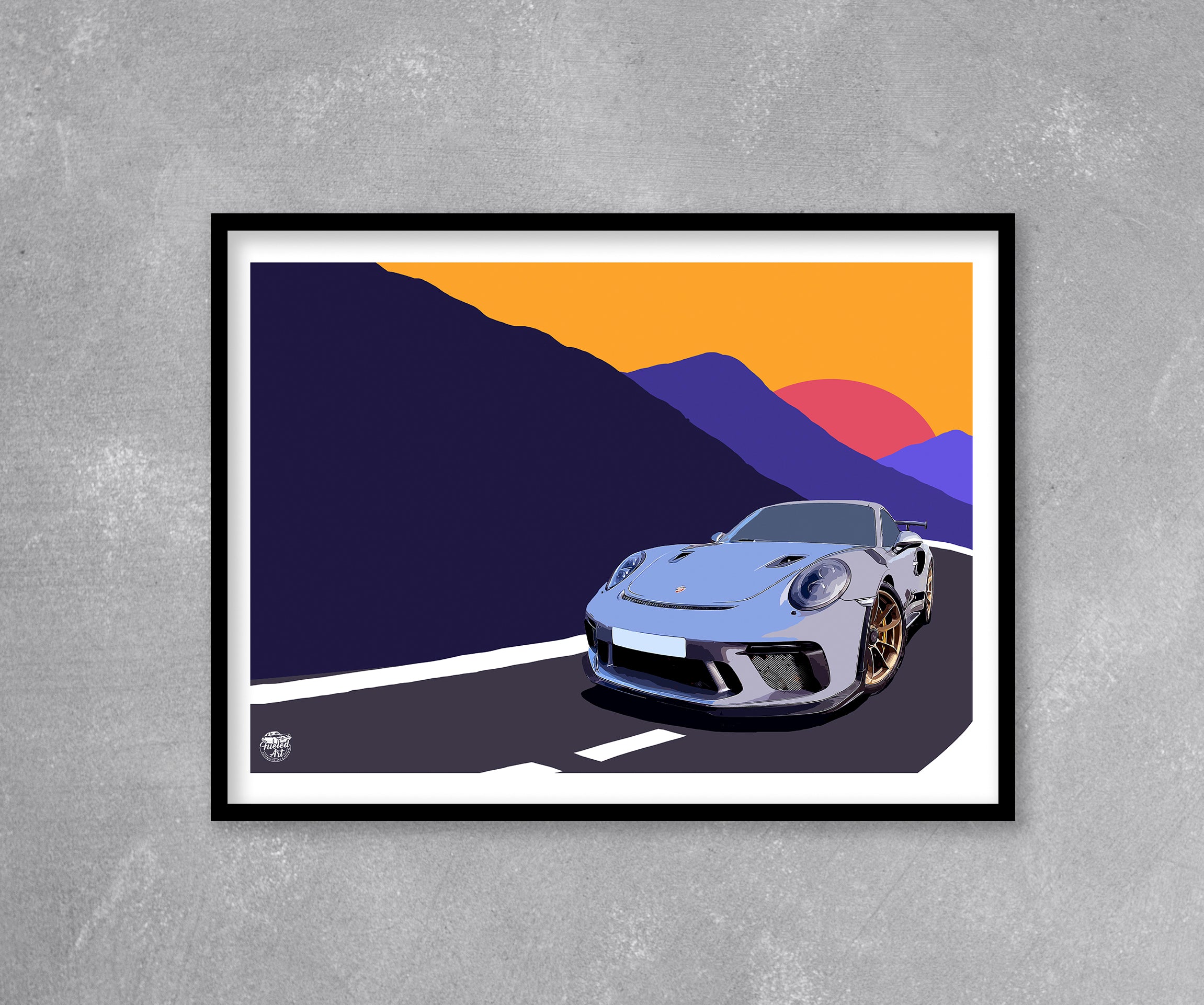 Porsche Cayman 718 GT4 RS Print - Fueled.art