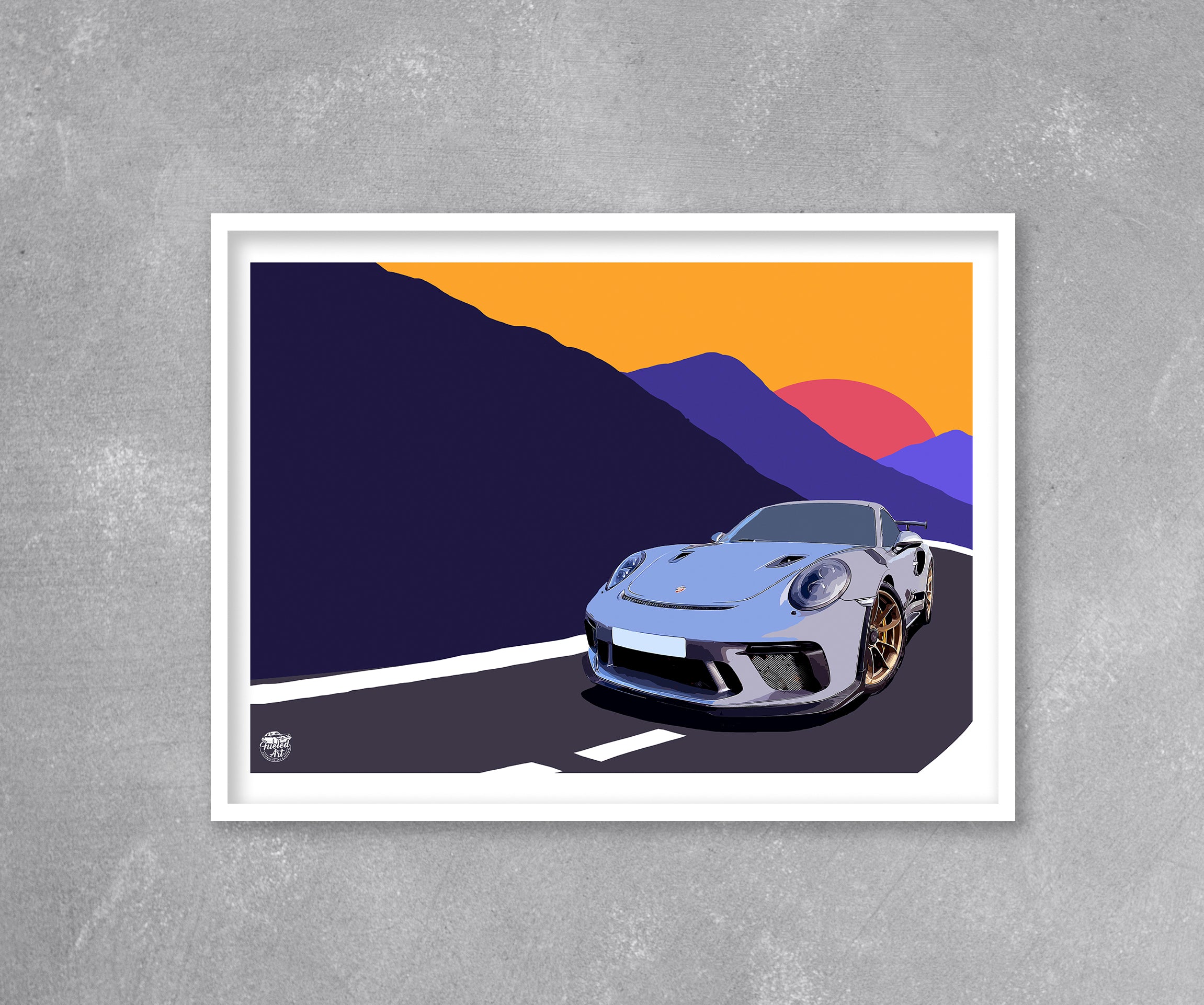 Porsche Cayman 718 GT4 RS Print - Fueled.art