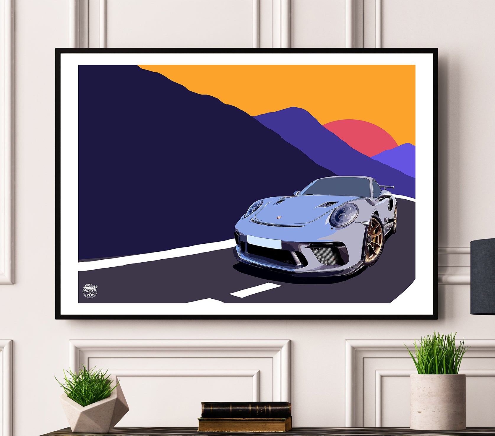 Porsche Cayman 718 GT4 RS Print - Fueled.art