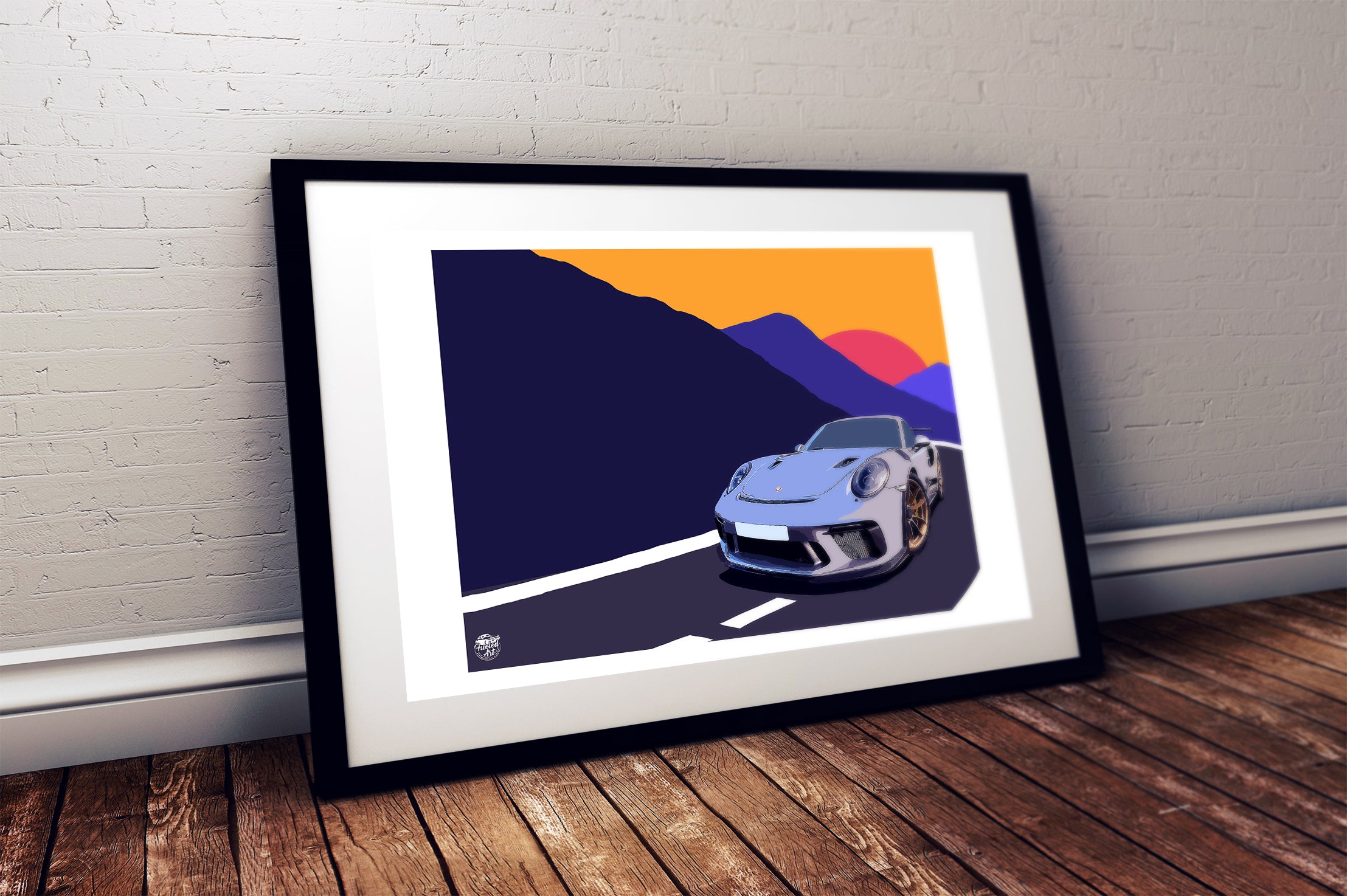 Porsche Cayman 718 GT4 RS Print - Fueled.art