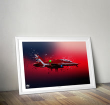 Load image into Gallery viewer, Red Arrows print - Fueled.art
