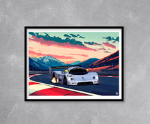 Load image into Gallery viewer, Sauber Mercedes C9 1989 Print - Fueled.art
