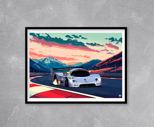 Sauber Mercedes C9 1989 Print - Fueled.art